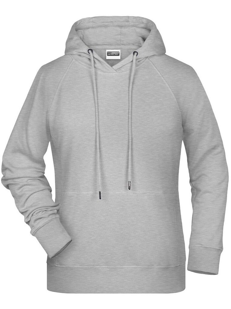James and Nicholson - Sweat à capuche Gris chiné - Kiabi