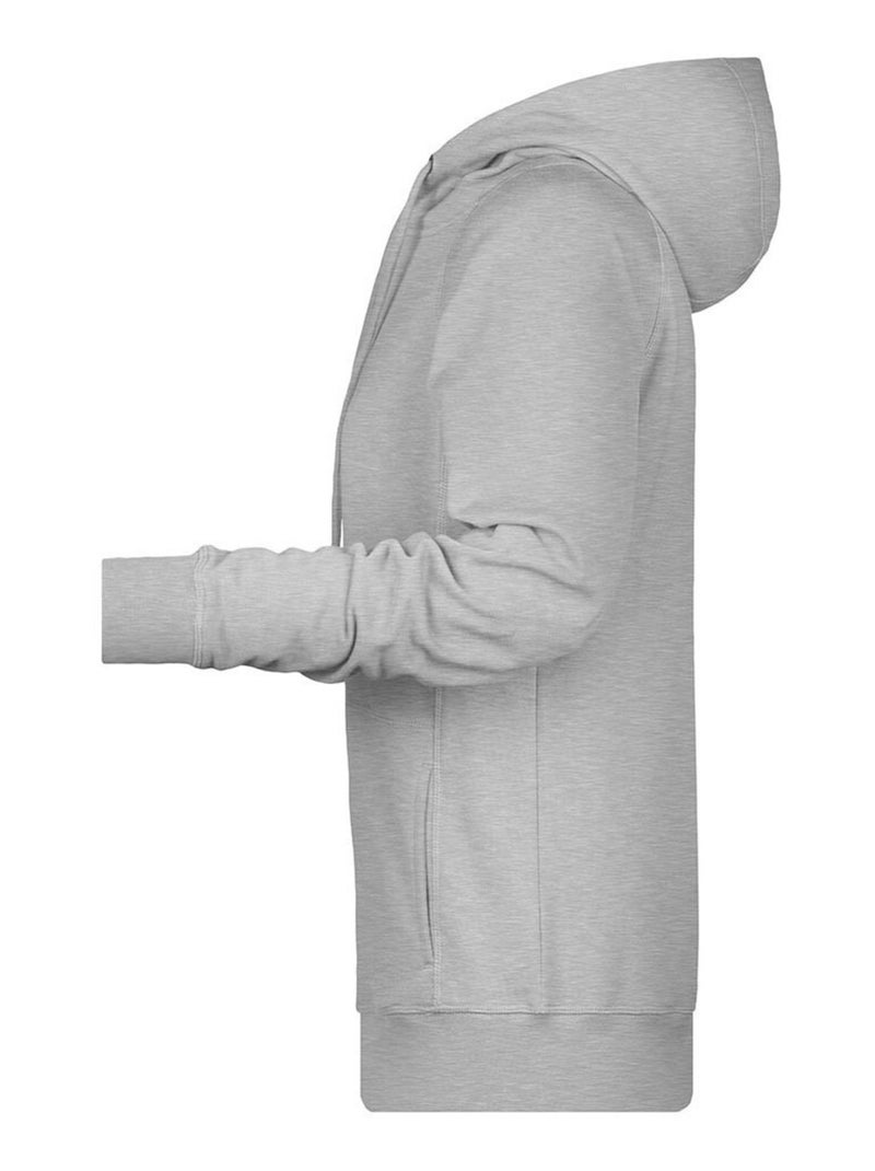 James and Nicholson - Sweat à capuche Gris chiné - Kiabi