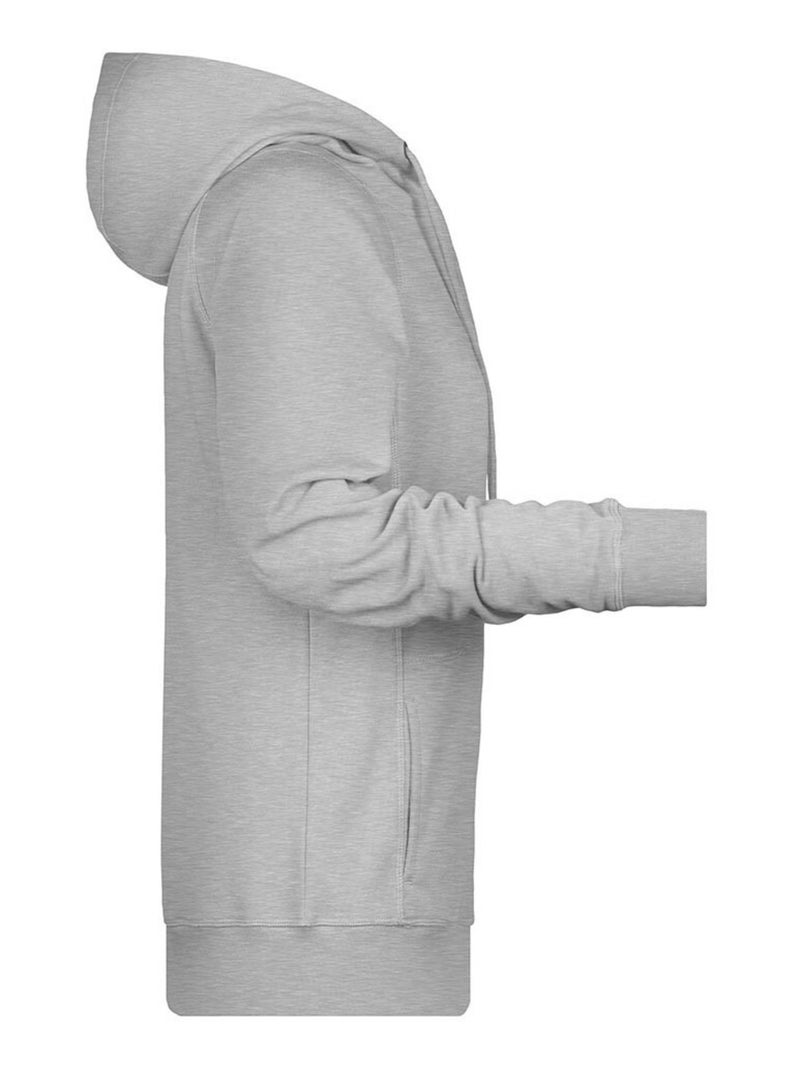 James and Nicholson - Sweat à capuche Gris chiné - Kiabi