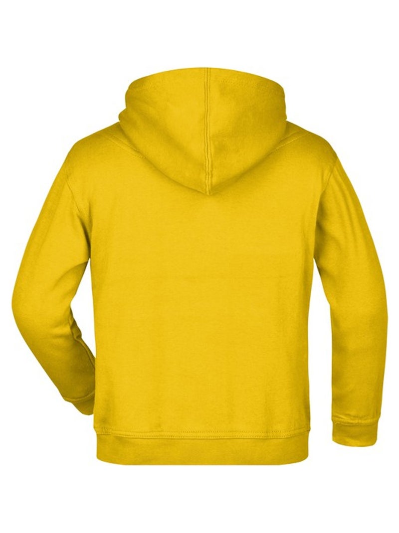 James and Nicholson - Sweat à capuche Jaune - Kiabi