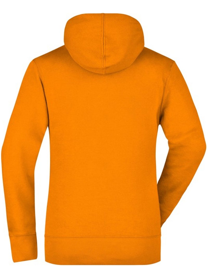 James and Nicholson - Sweat à capuche Orange - Kiabi