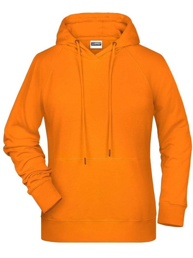 James and Nicholson - Sweat à capuche Orange - Kiabi