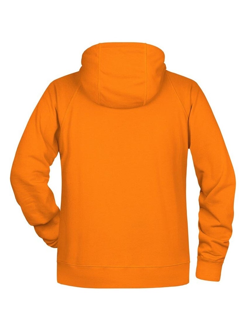 James and Nicholson - Sweat à capuche Orange - Kiabi
