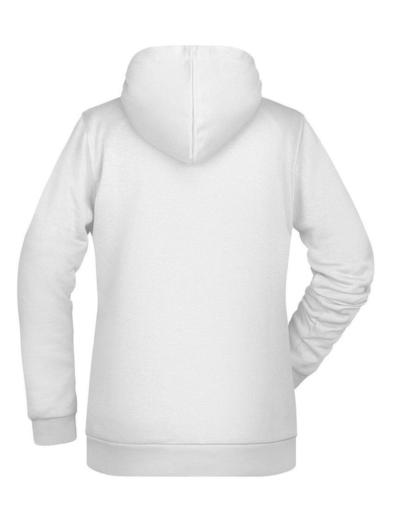 James and Nicholson - Sweat à capuche PROMO Blanc - Kiabi