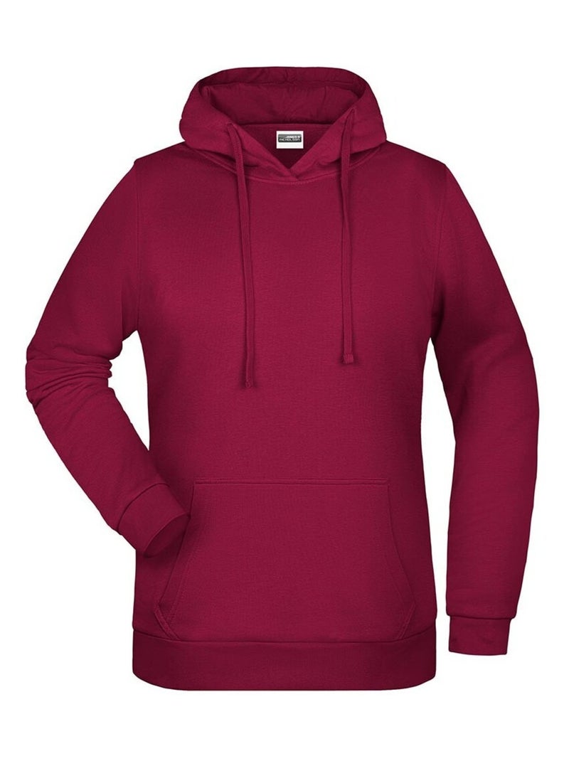 James and Nicholson - Sweat à capuche PROMO Bordeaux - Kiabi