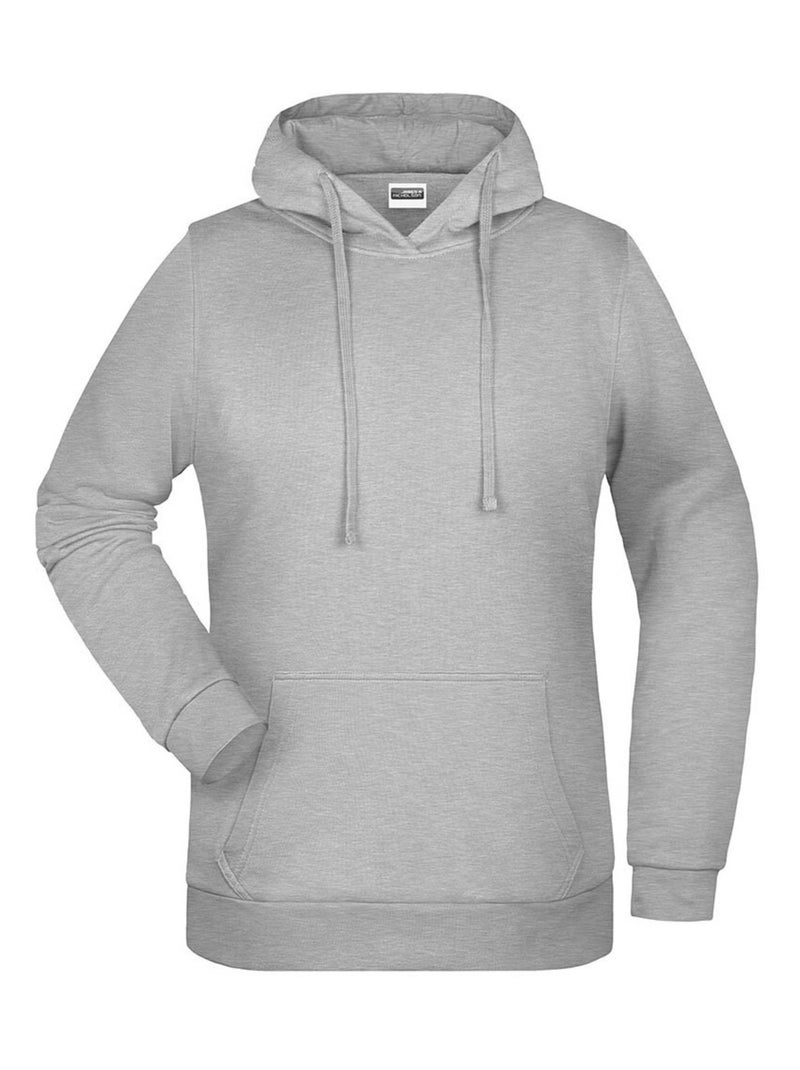 James and Nicholson - Sweat à capuche PROMO Gris chiné - Kiabi