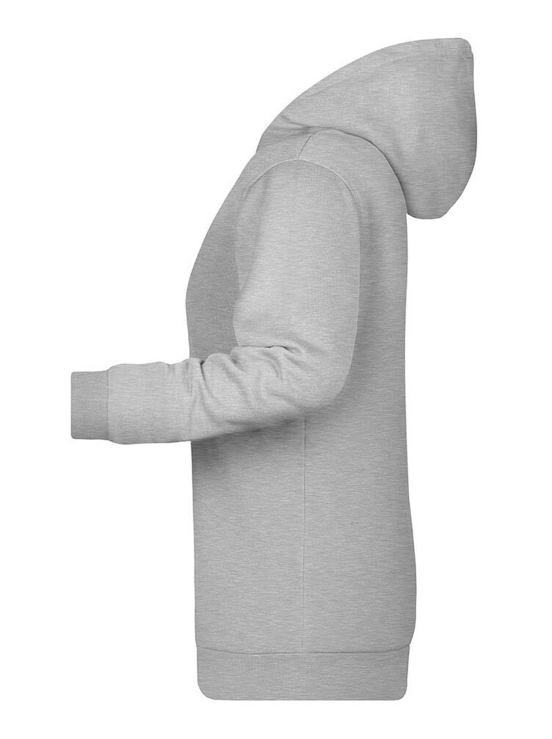 James and Nicholson - Sweat à capuche PROMO Gris chiné - Kiabi