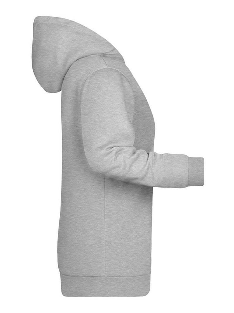 James and Nicholson - Sweat à capuche PROMO Gris chiné - Kiabi