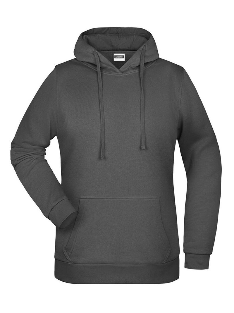 James and Nicholson - Sweat à capuche PROMO Noir Gris - Kiabi