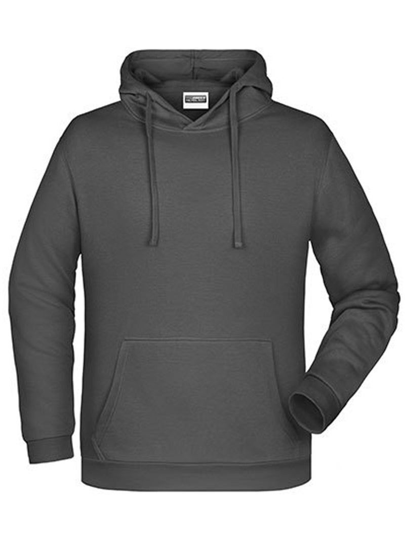 James and Nicholson - Sweat à capuche PROMO Noir Gris - Kiabi