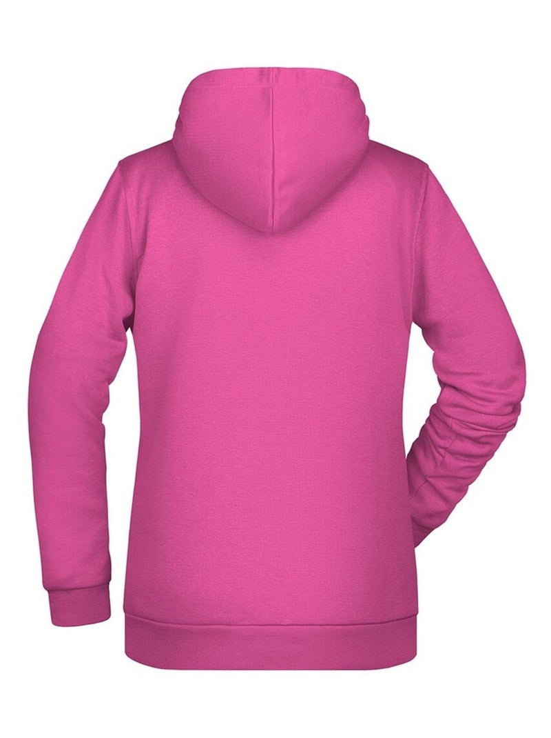 James and Nicholson - Sweat à capuche PROMO Rose - Kiabi