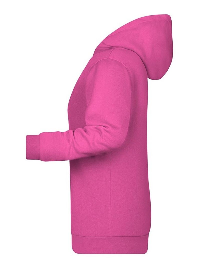 James and Nicholson - Sweat à capuche PROMO Rose - Kiabi