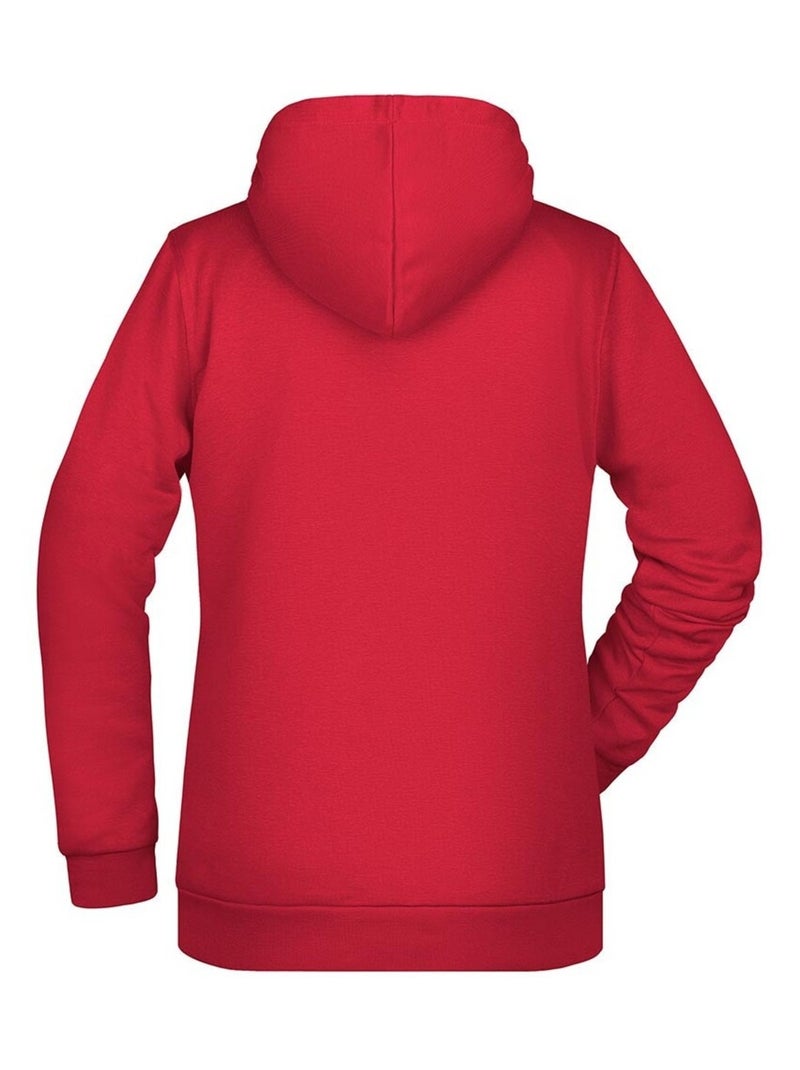 James and Nicholson - Sweat à capuche PROMO Rouge - Kiabi