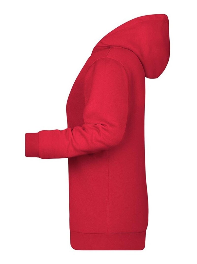 James and Nicholson - Sweat à capuche PROMO Rouge - Kiabi