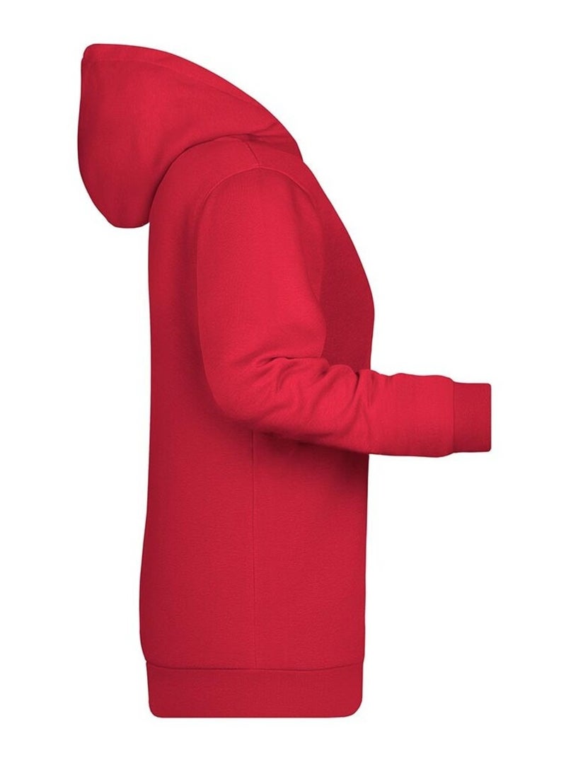 James and Nicholson - Sweat à capuche PROMO Rouge - Kiabi