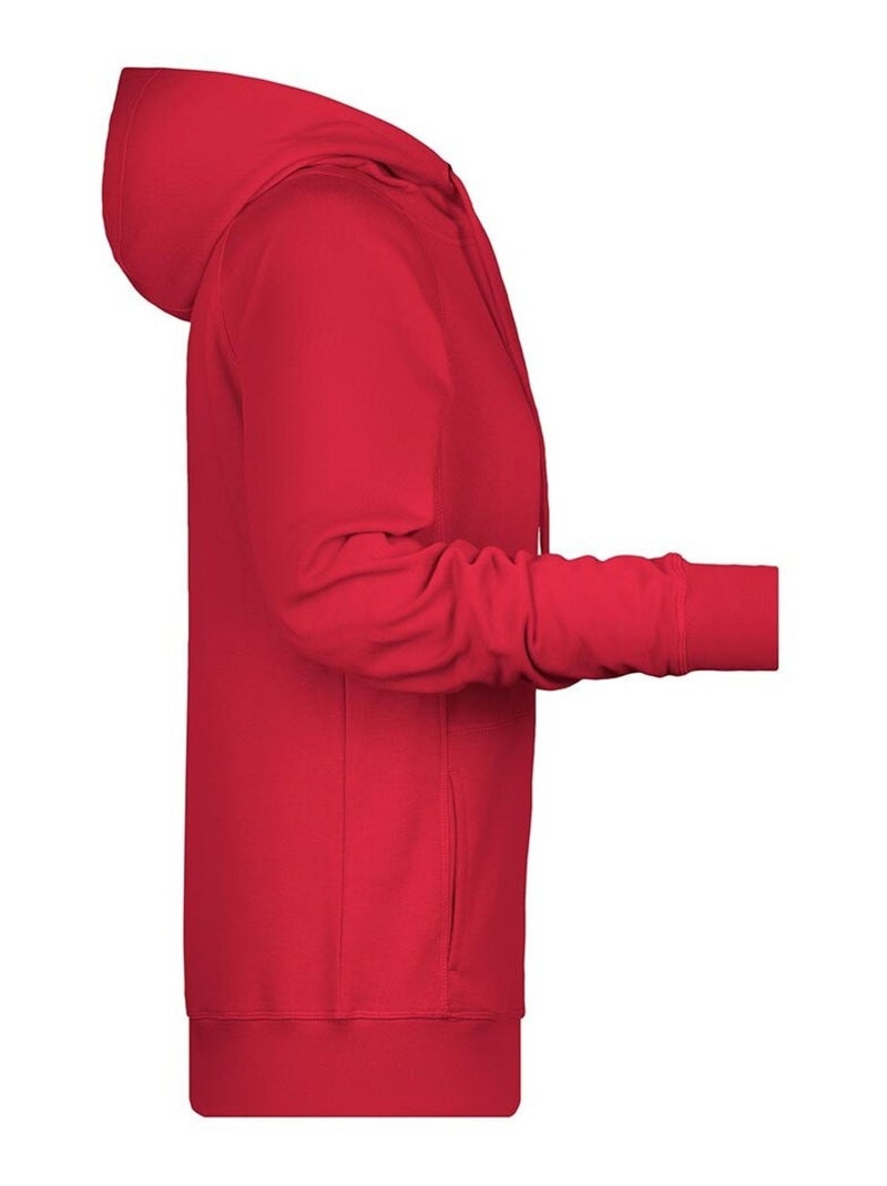 James and Nicholson - Sweat à capuche Rouge - Kiabi