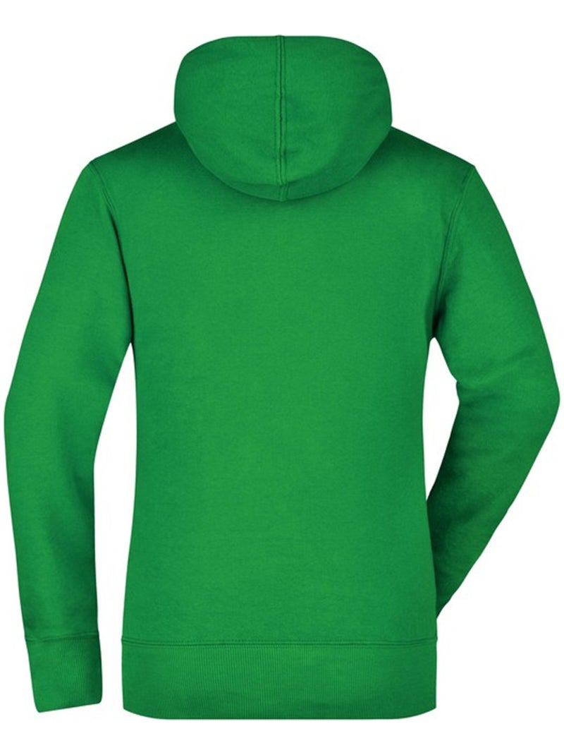 James and Nicholson - Sweat à capuche Vert foncé - Kiabi