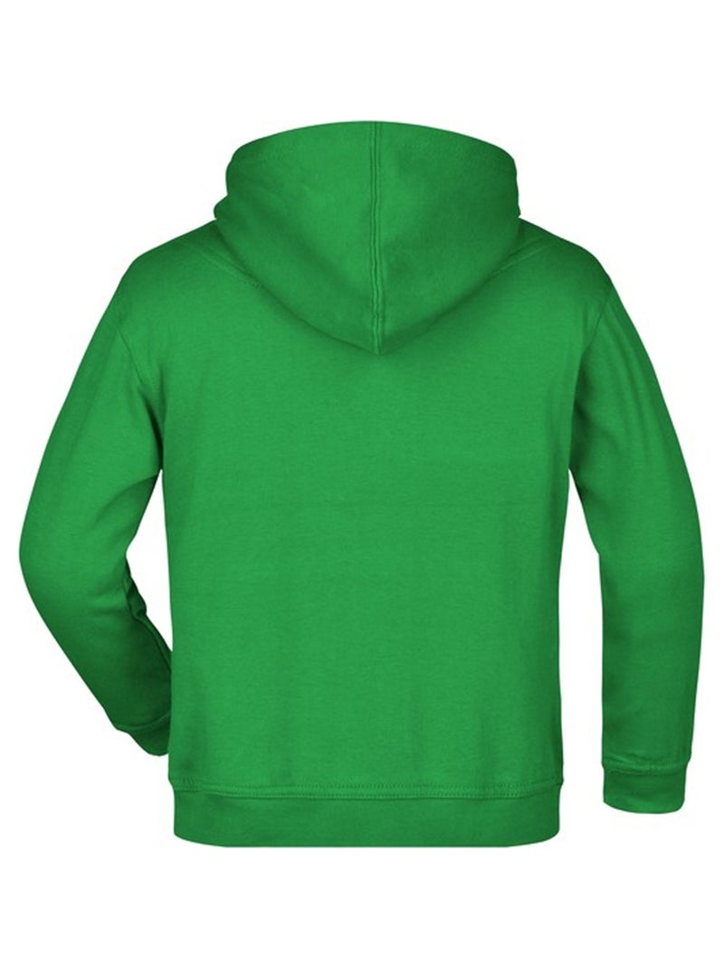 James and Nicholson - Sweat à capuche Vert foncé - Kiabi