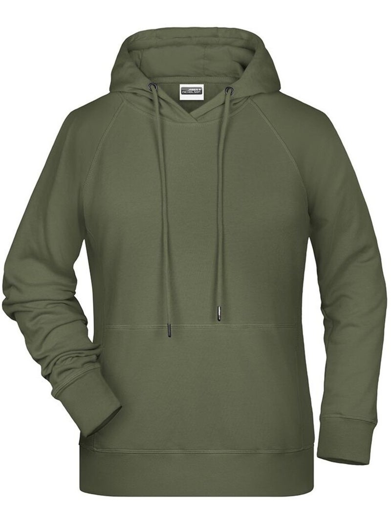 James and Nicholson - Sweat à capuche Vert olive - Kiabi