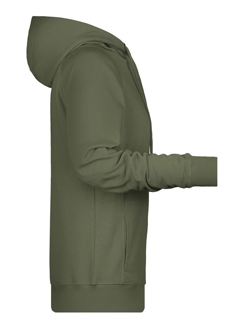James and Nicholson - Sweat à capuche Vert olive - Kiabi