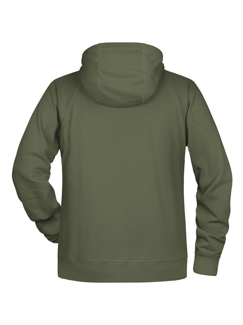 James and Nicholson - Sweat à capuche Vert olive - Kiabi