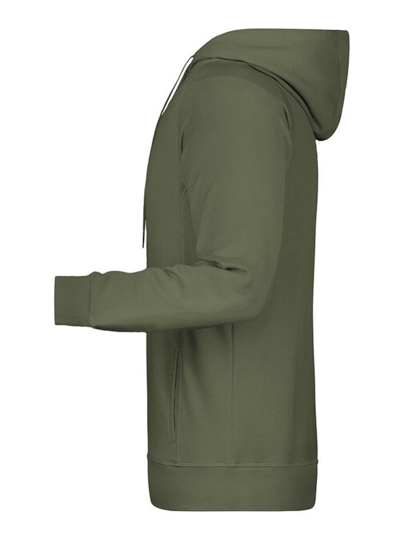 James and Nicholson - Sweat à capuche Vert olive - Kiabi