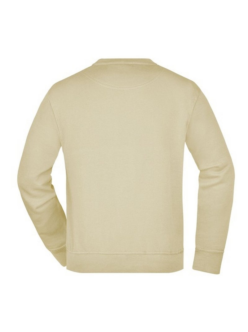 James and Nicholson - Sweat WORKWEAR Beige gris - Kiabi