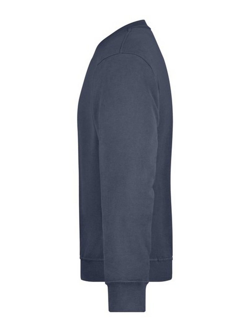 James and Nicholson - Sweat WORKWEAR Bleu marine - Kiabi