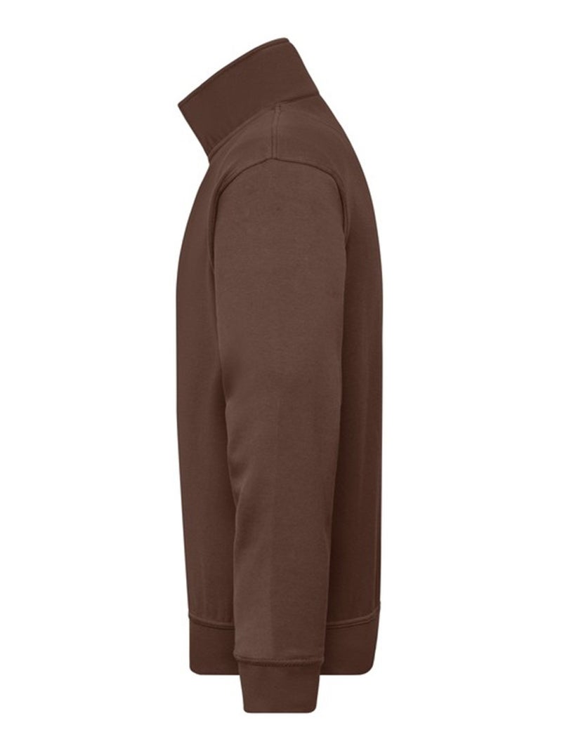 James and Nicholson - Sweat WORKWEAR Marron - Kiabi