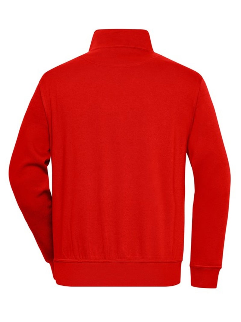 James and Nicholson - Sweat WORKWEAR Rouge - Kiabi