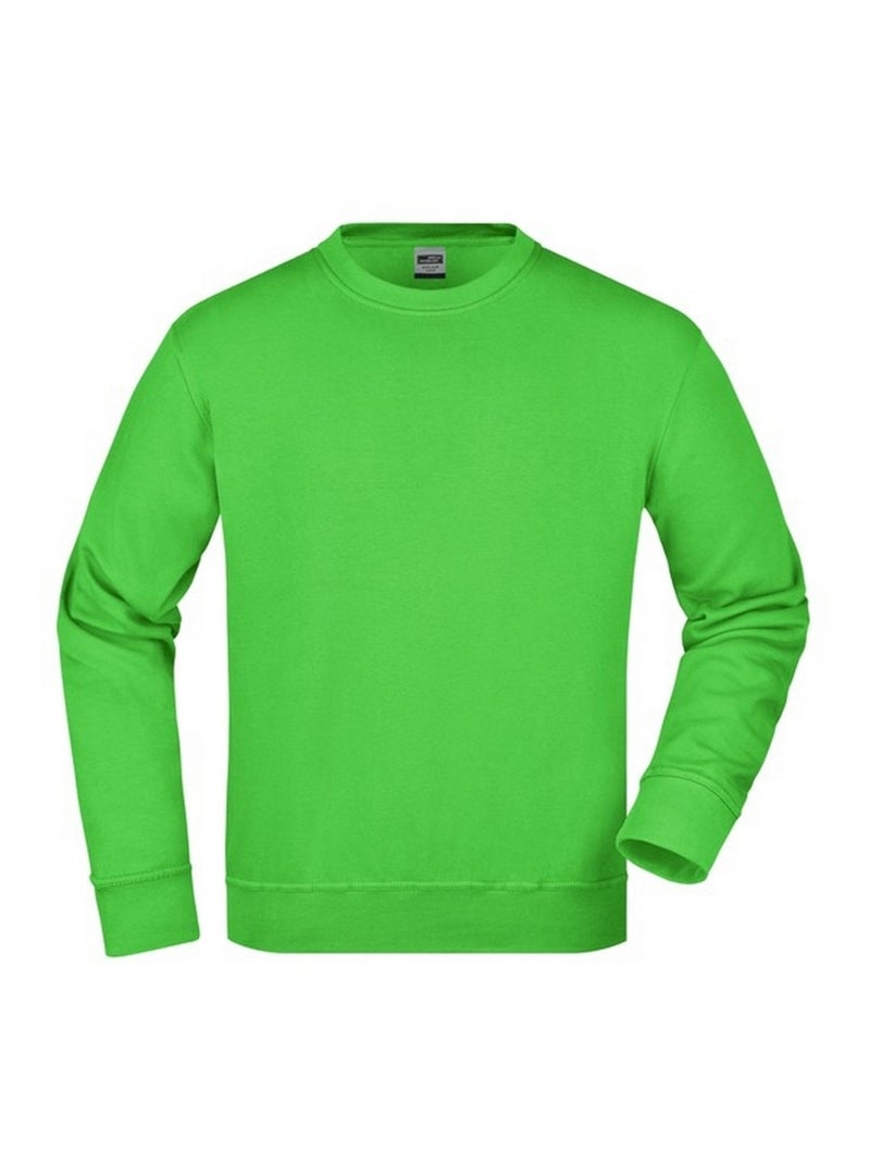 James and Nicholson - Sweat WORKWEAR Vert - Kiabi