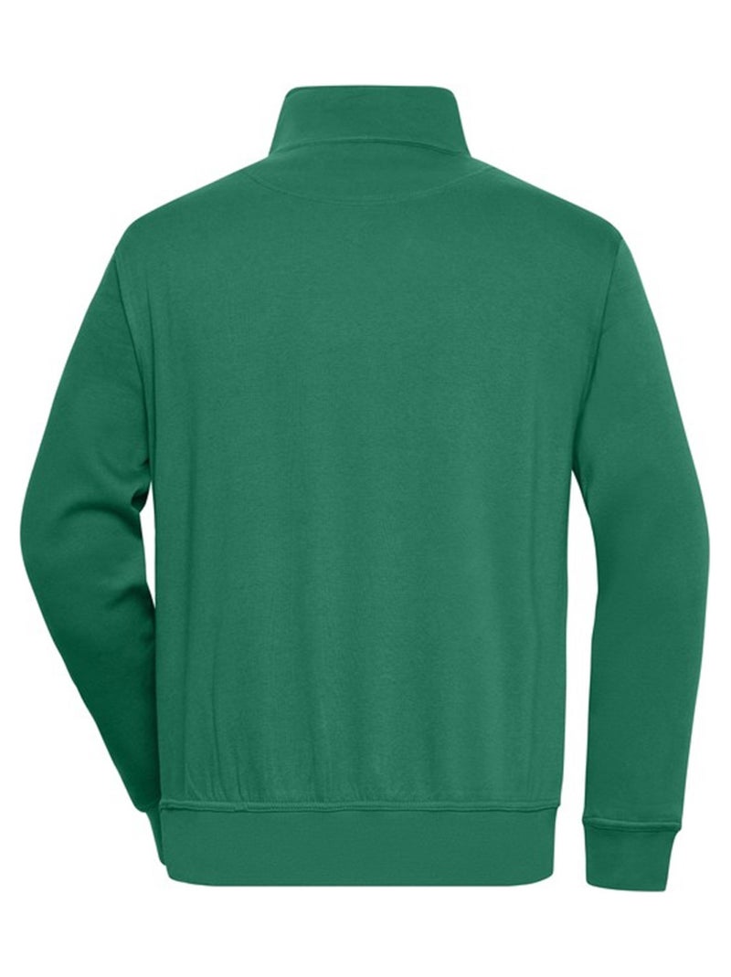 James and Nicholson - Sweat WORKWEAR Vert foncé - Kiabi