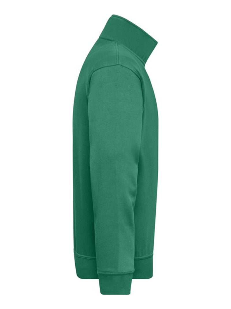 James and Nicholson - Sweat WORKWEAR Vert foncé - Kiabi