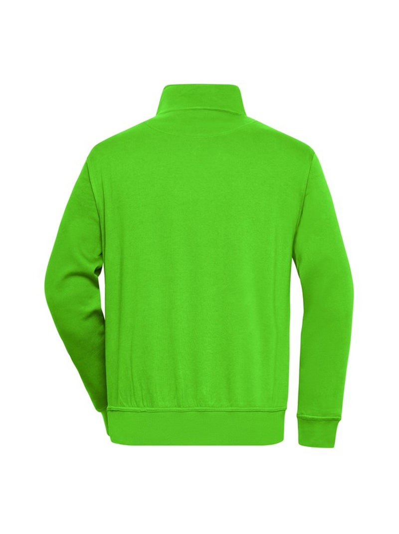James and Nicholson - Sweat WORKWEAR Vert tilleul - Kiabi