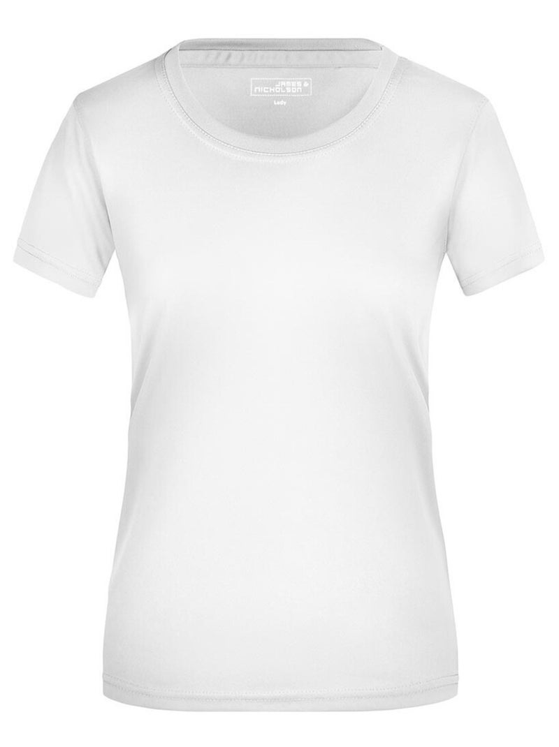 James and Nicholson - T-shirt ACTIVE Blanc - Kiabi