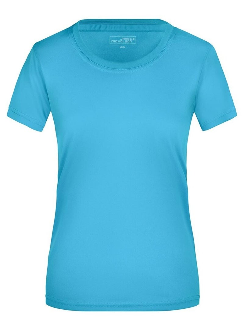 James and Nicholson - T-shirt ACTIVE Bleu - Kiabi