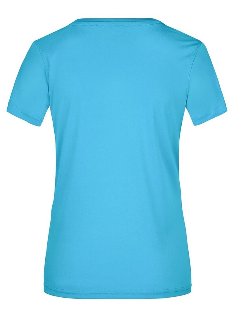 James and Nicholson - T-shirt ACTIVE Bleu - Kiabi