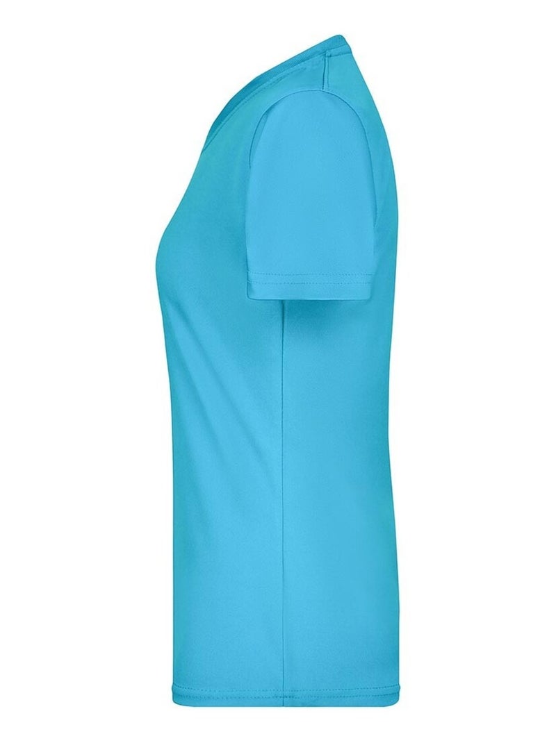 James and Nicholson - T-shirt ACTIVE Bleu - Kiabi