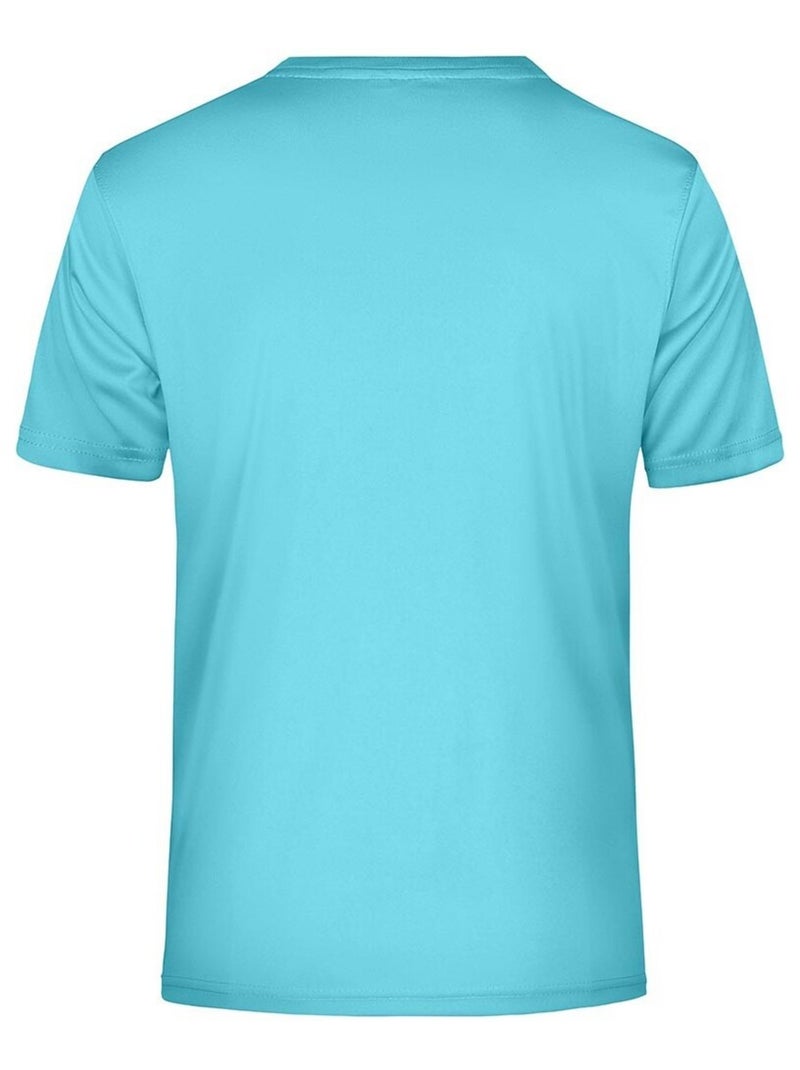 James and Nicholson - T-shirt ACTIVE Bleu - Kiabi