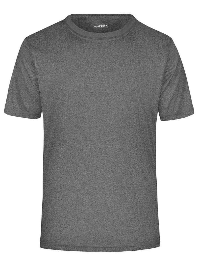 James and Nicholson - T-shirt ACTIVE Gris - Kiabi