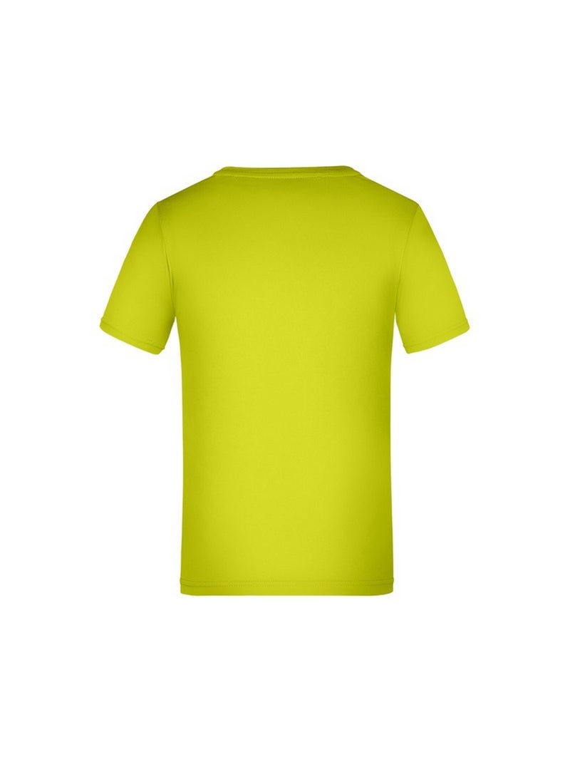 James and Nicholson - T-shirt ACTIVE Jaune fluo - Kiabi