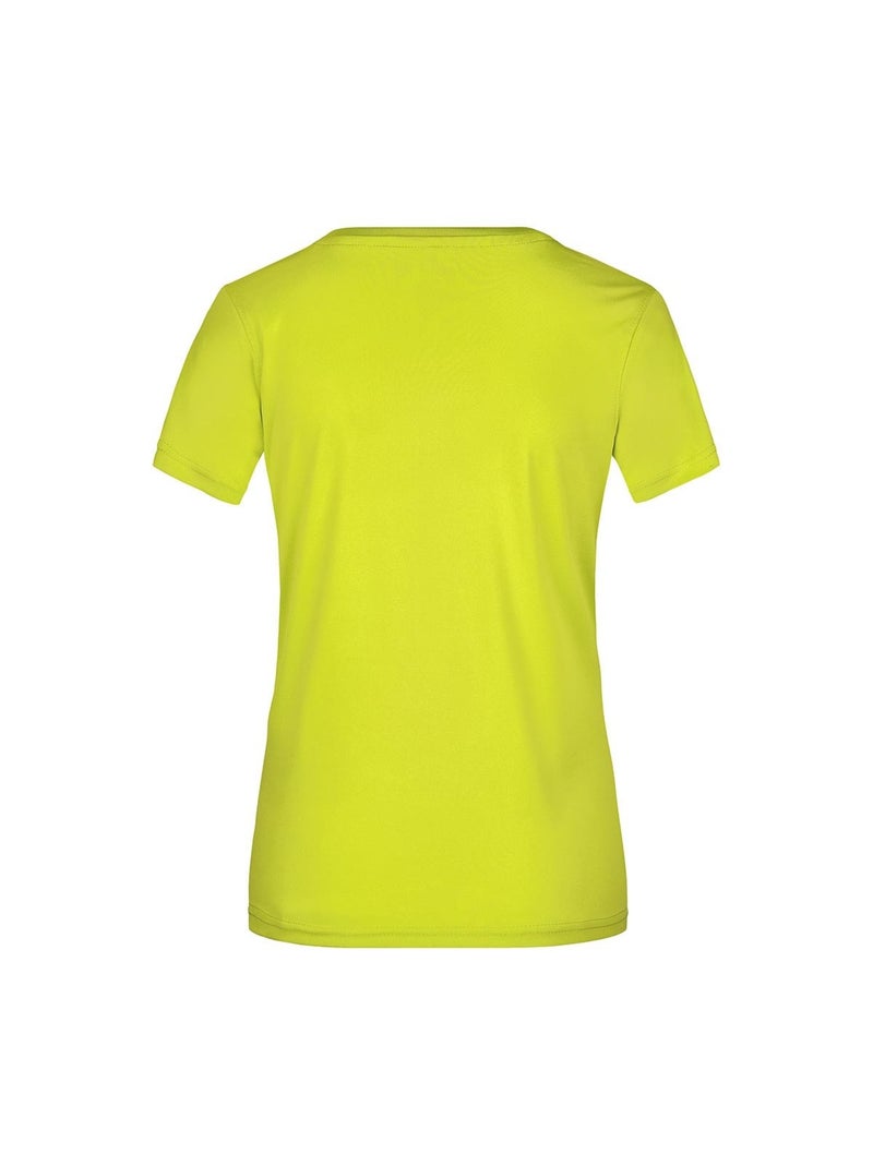 James and Nicholson - T-shirt ACTIVE Jaune fluo - Kiabi