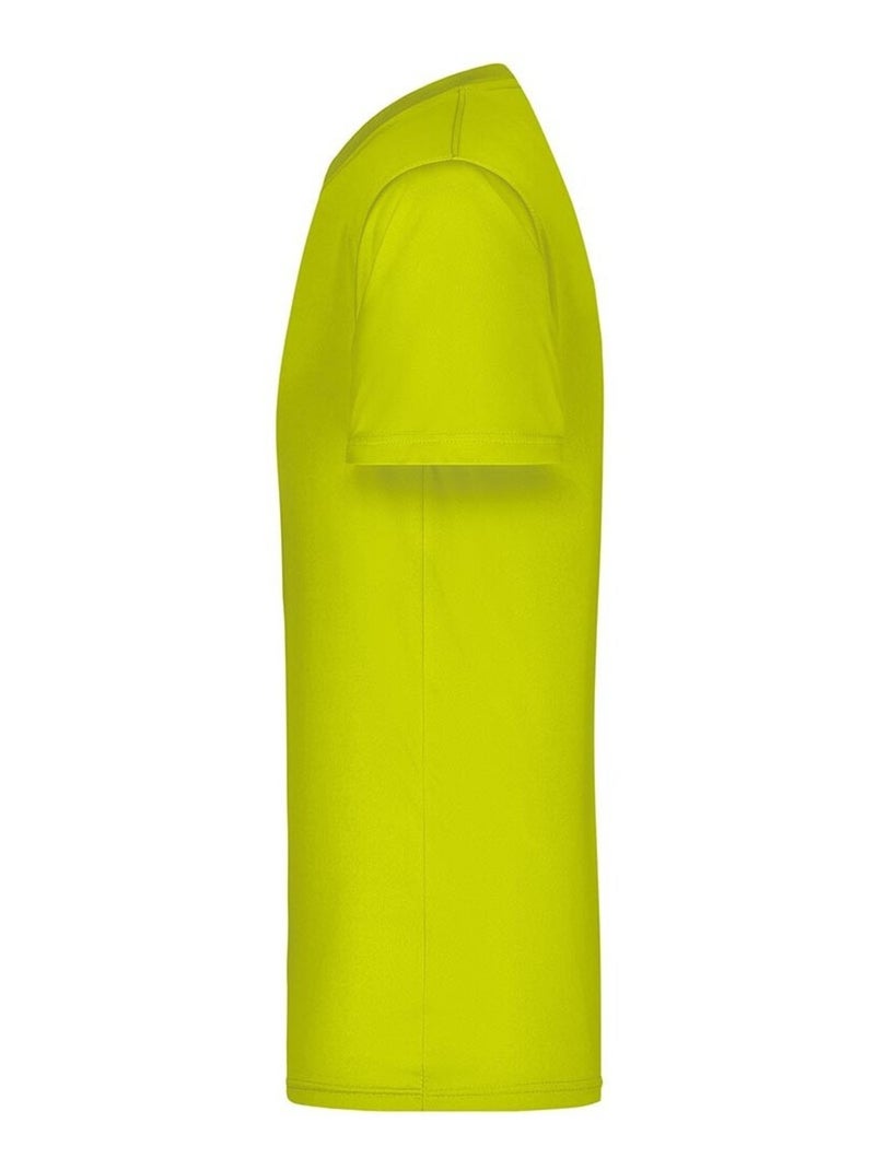 James and Nicholson - T-shirt ACTIVE Jaune - Kiabi