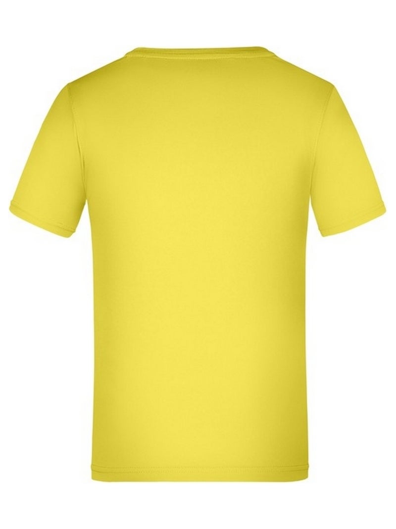 James and Nicholson - T-shirt ACTIVE Jaune moutarde - Kiabi