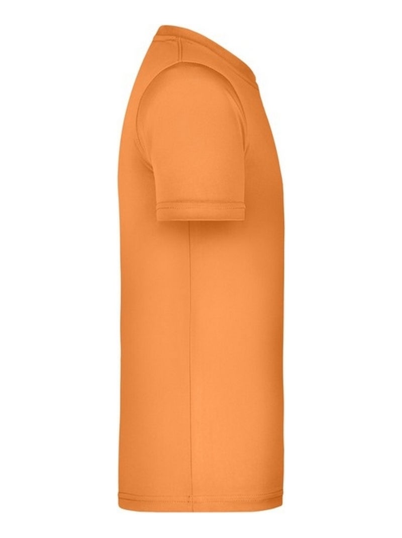 James and Nicholson - T-shirt ACTIVE Orange - Kiabi