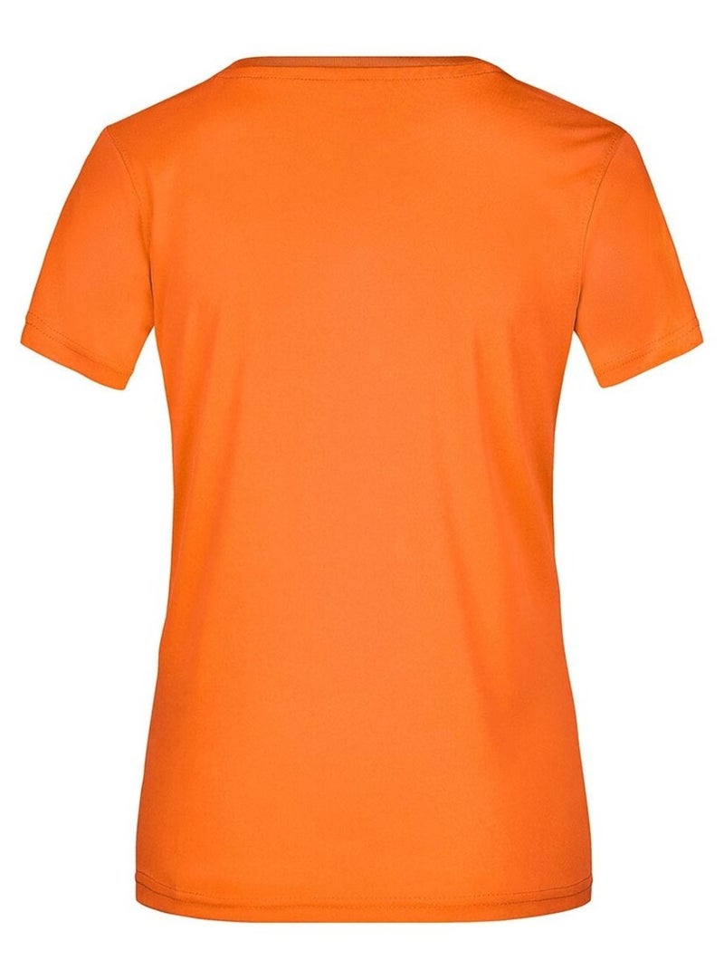 James and Nicholson - T-shirt ACTIVE Orange - Kiabi