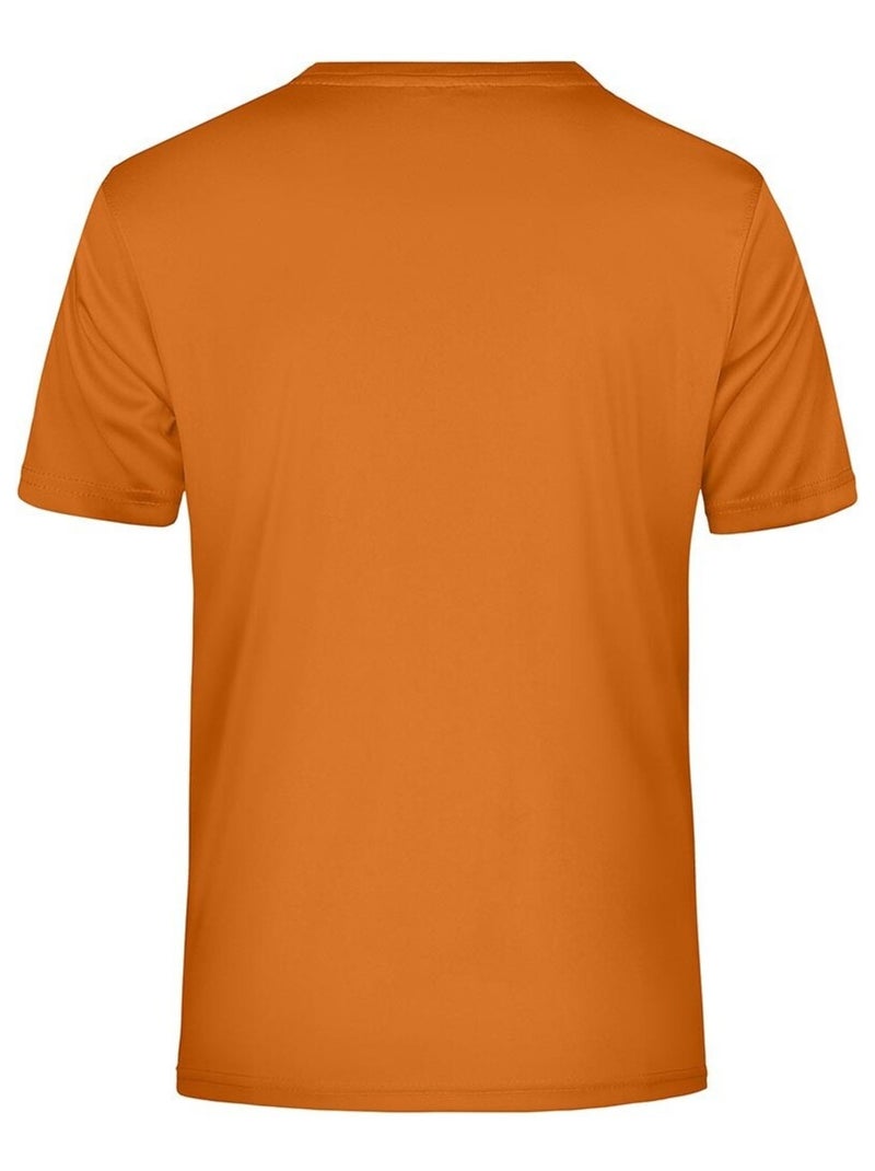 James and Nicholson - T-shirt ACTIVE Orange - Kiabi