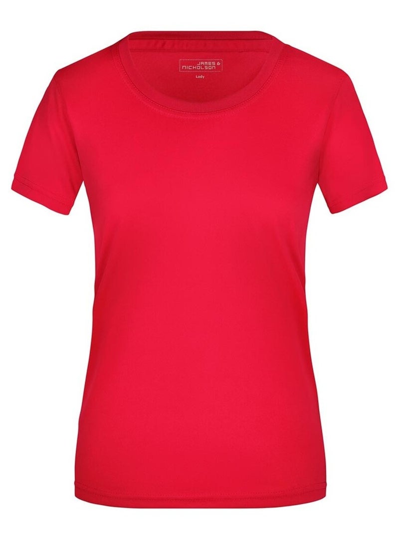 James and Nicholson - T-shirt ACTIVE Rouge - Kiabi