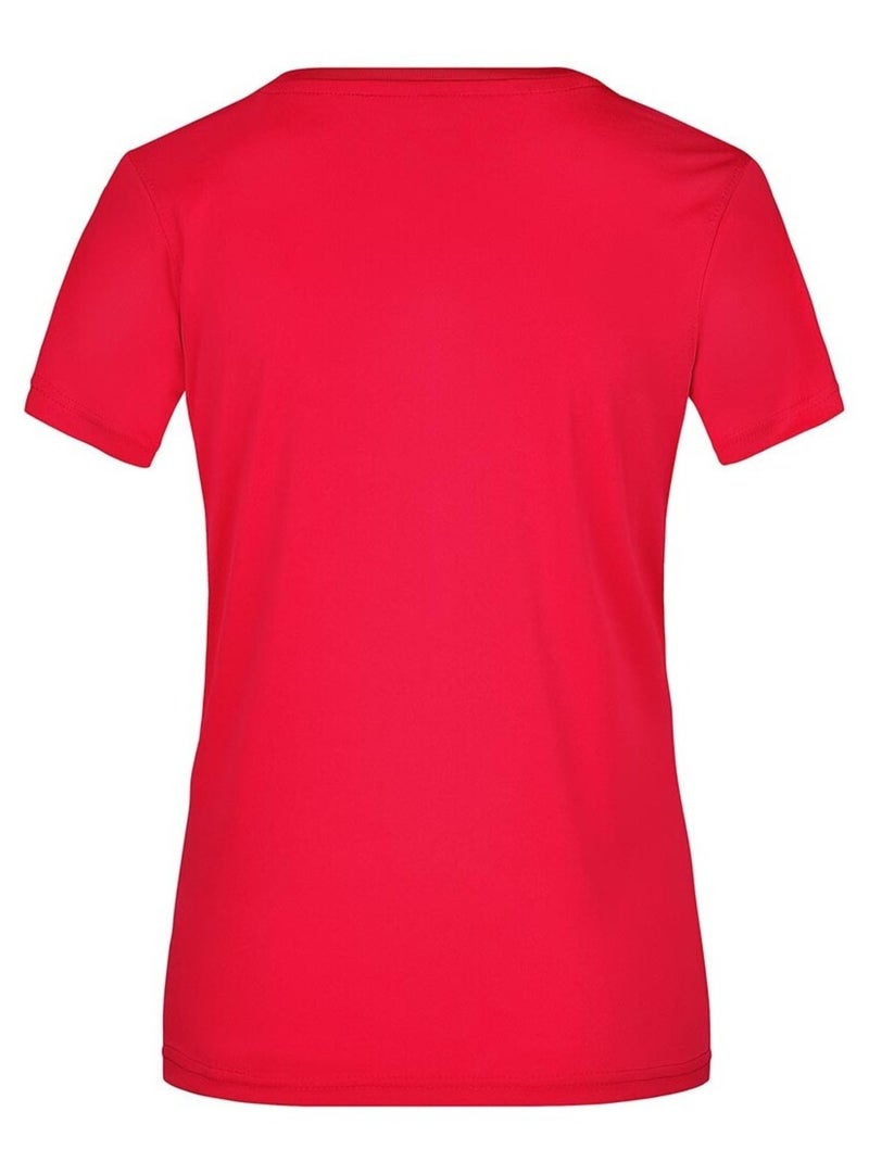 James and Nicholson - T-shirt ACTIVE Rouge - Kiabi