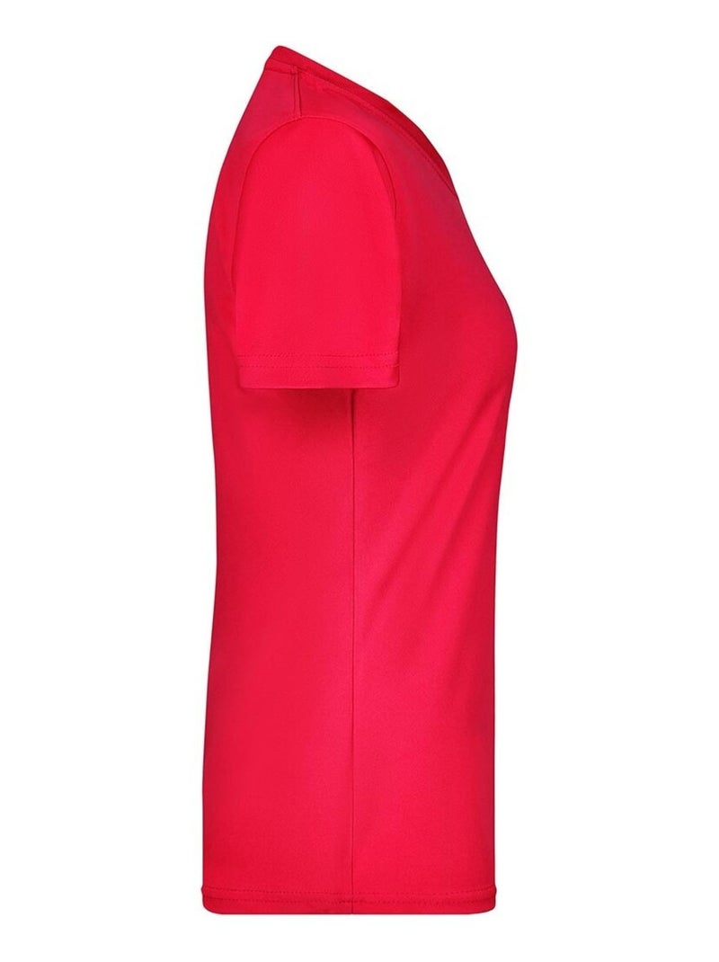 James and Nicholson - T-shirt ACTIVE Rouge - Kiabi